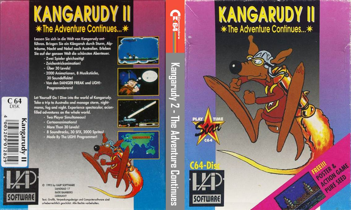 Kangarudy II : The Adventure Continues — box-texture (EU)