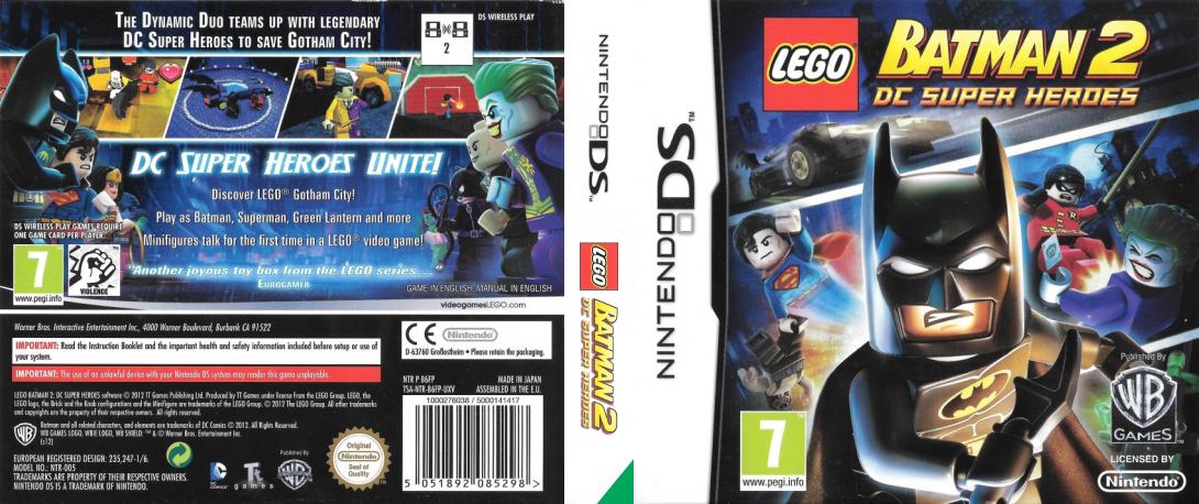 LEGO Batman 2 - DC Super Heroes — box-texture (EU)