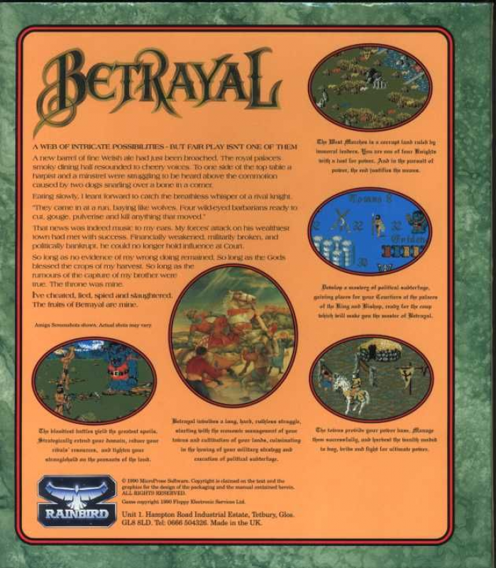 Betrayal — box-2D-back (EU)