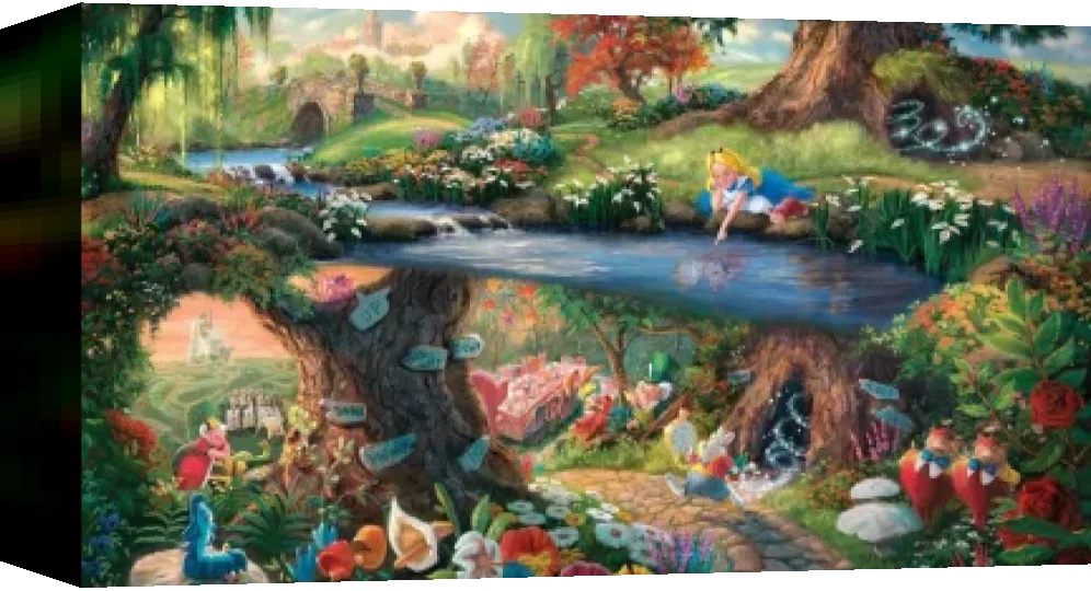 Walt Disney's Alice in Wonderland — box-3D (WOR)