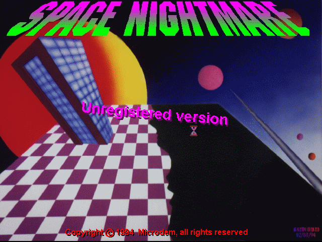 Space Nightmare box art