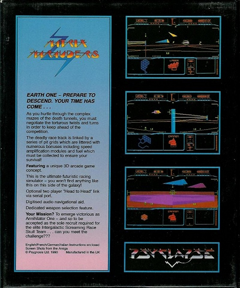 Matrix Marauders — box-2D-back (UK)