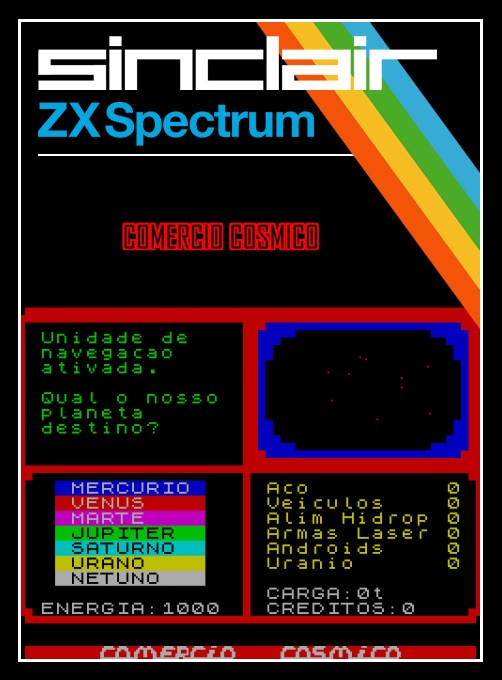 Comercio Cosmico box art