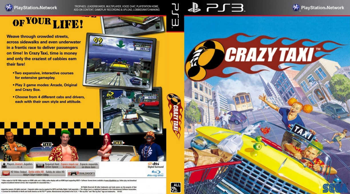 Crazy Taxi — box-texture (US)