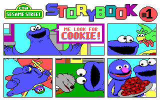 Sesame Street Storybook: Me Look for Cookie — sstitle (WOR)