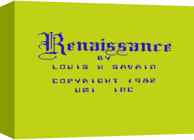 Renaissance — box-3D (EU)