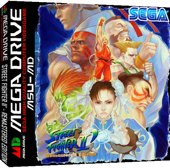 Street Fighter II' : Remastered Edition — box-3D (WOR)