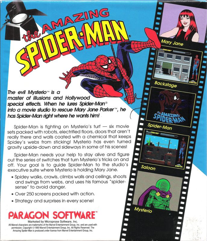 Amazing Spider-man, The — box-2D-back (US)