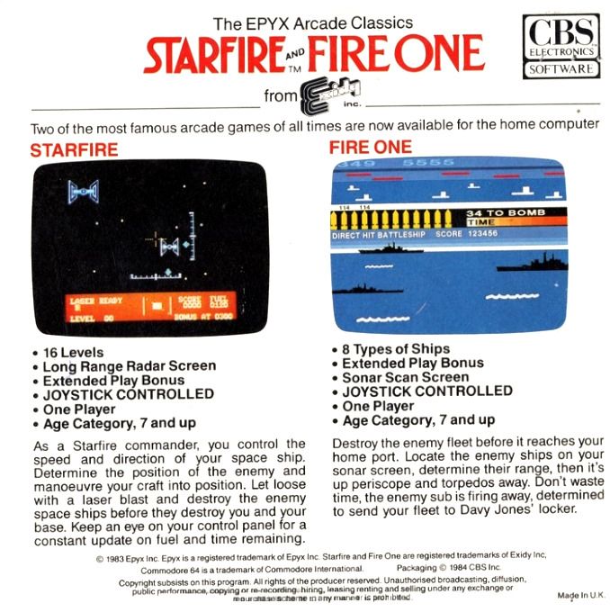 Fire One — box-2D-back (EU)