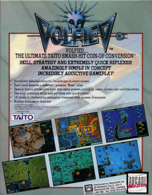 Volfied — box-2D-back (US)