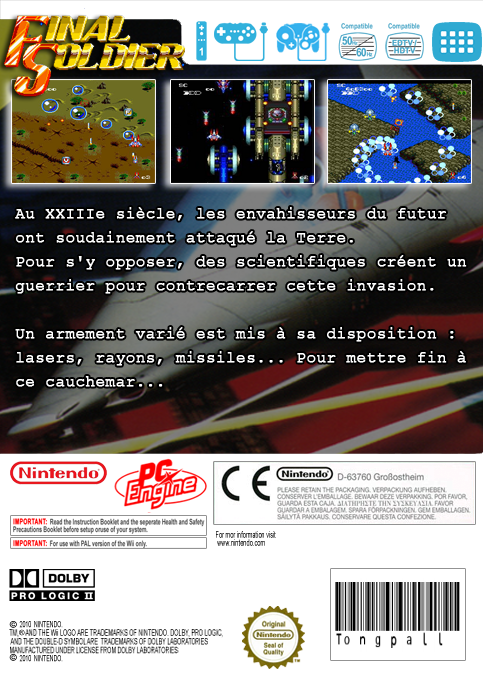 Final Soldier — box-2D-back (FR)