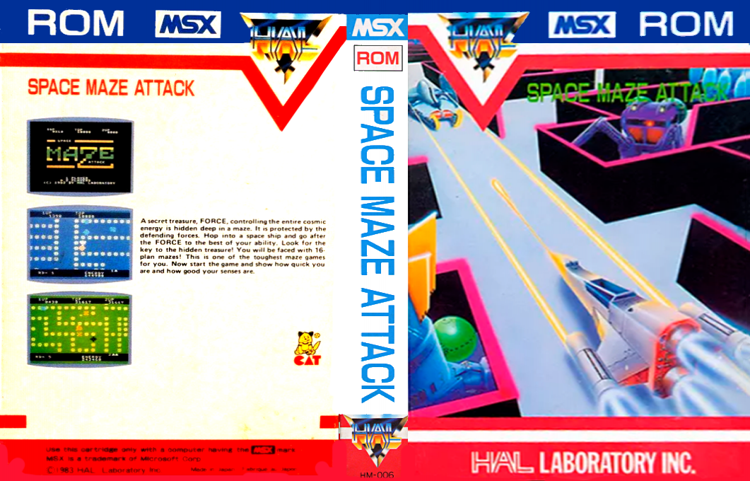 Space Maze Attack — box-texture (EU)