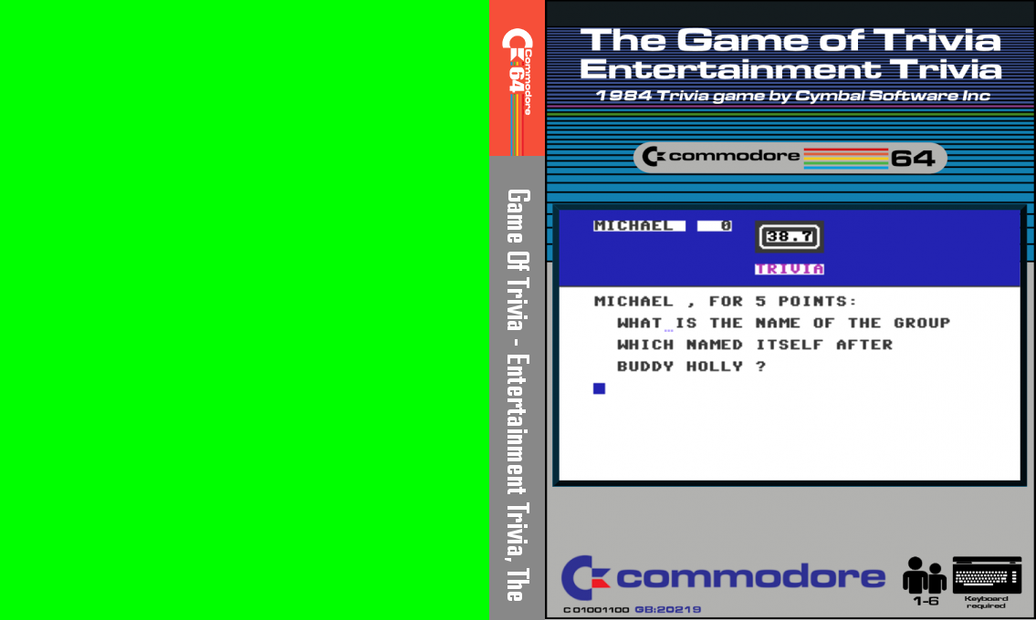 The Game Of Trivia : Entertainment Trivia — box-texture (CUS)