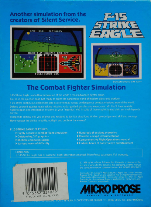 F-15 Strike Eagle — box-2D-back (EU)