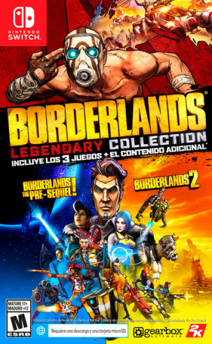 Borderlands Legendary Edition — box-2D (MEX)