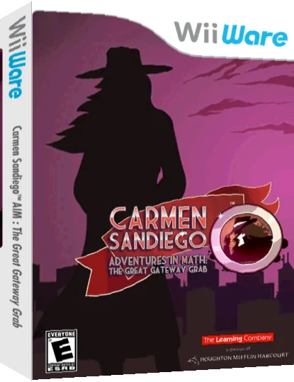 Carmen Sandiego Adventures in Math : The Great Gateway Grab — box-3D (US)
