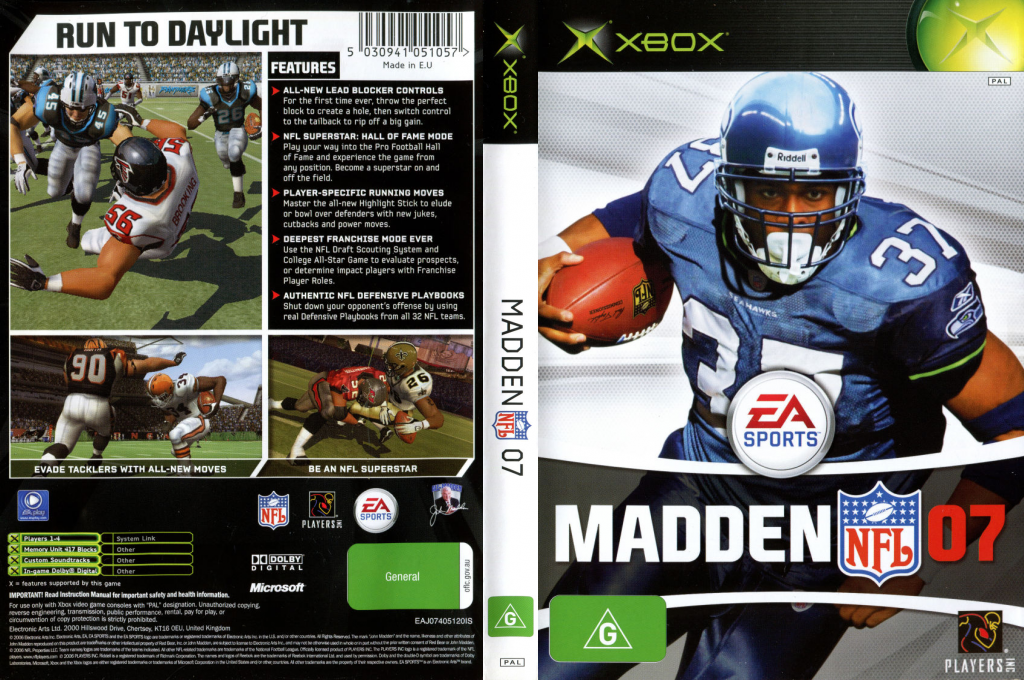 Madden NFL 07 — box-texture (AU)