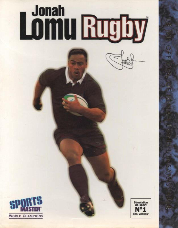 Jonah Lomu Rugby box art