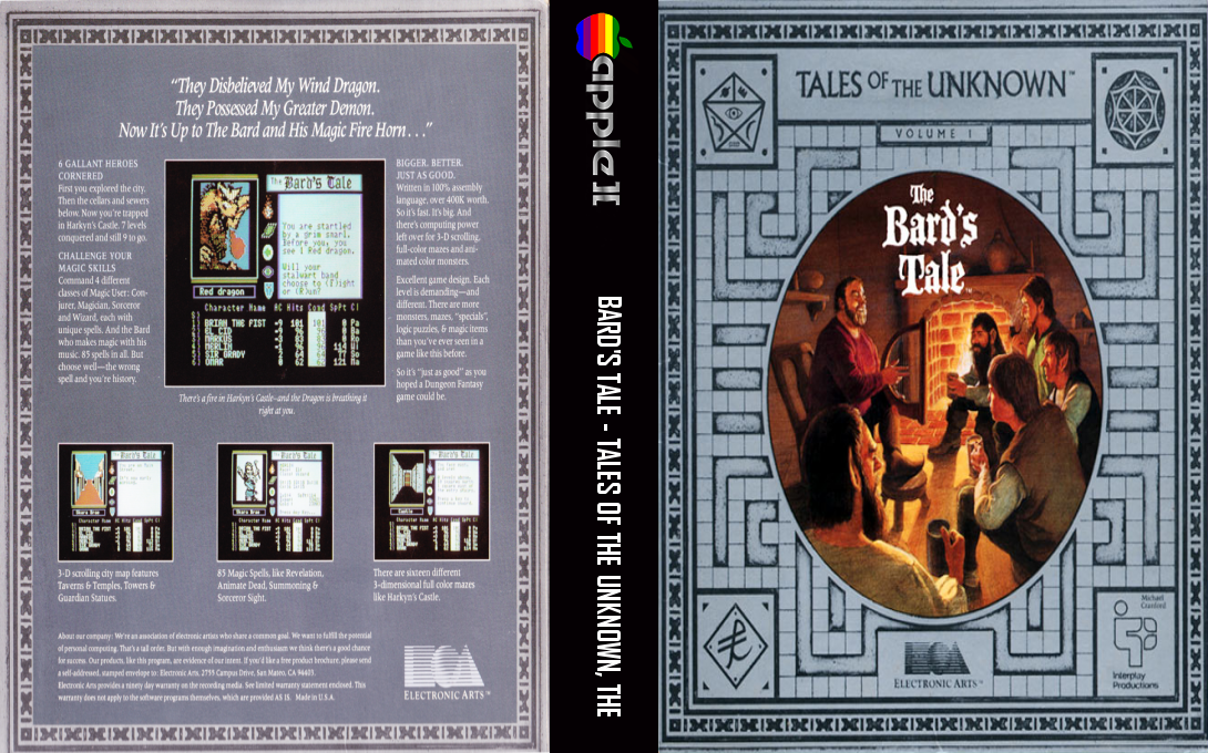 Bard's Tale, The — box-texture (US)