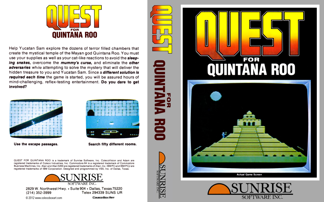 Quest for Quintana Roo — box-texture (US)