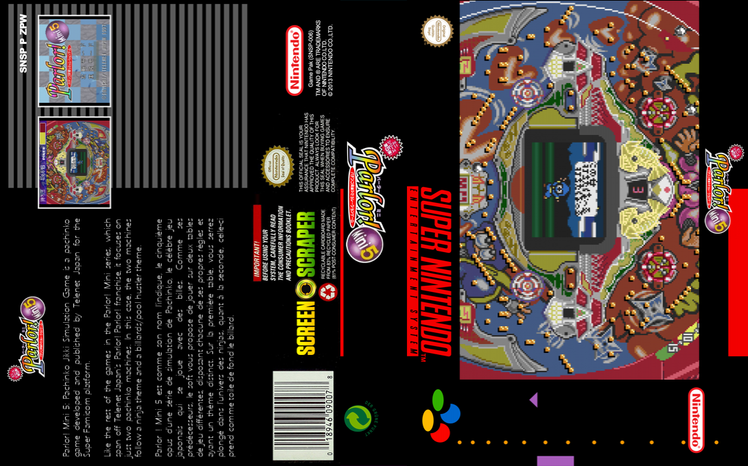 Parlor! Mini 5 - Pachinko Jikki Simulation Game — box-texture (SS)