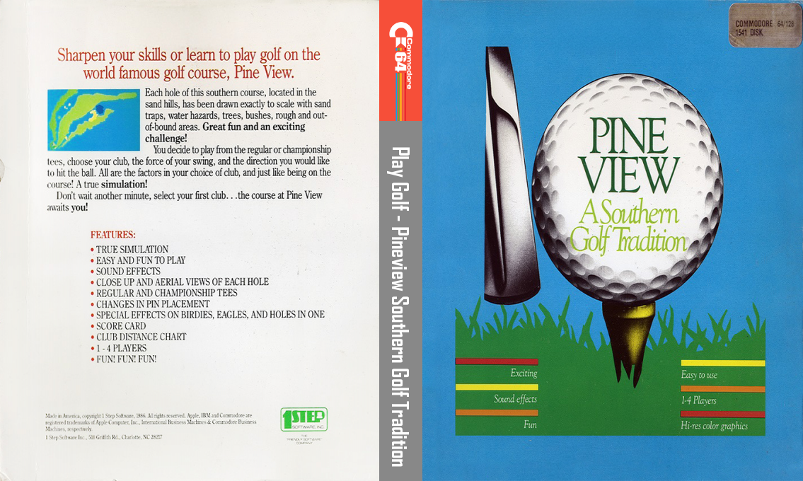 Play Golf : Pineview Southern Golf Tradition — box-texture (US)