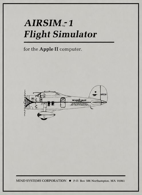 Airplane Simulator box art