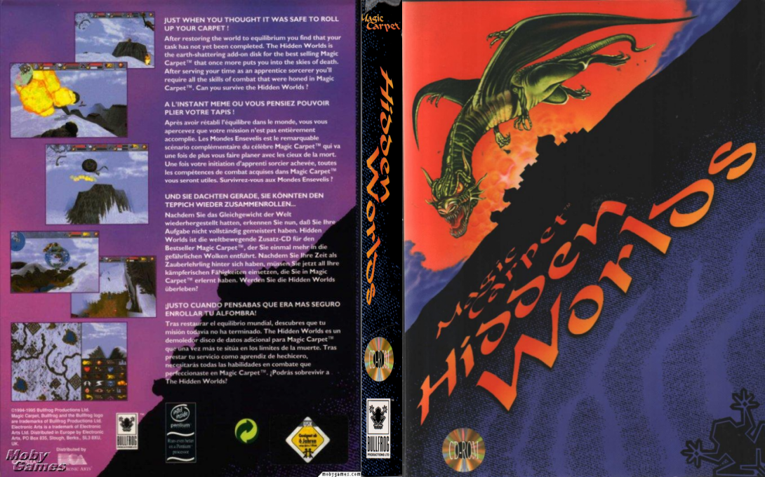 Magic Carpet - Hidden Worlds — box-texture (EU)