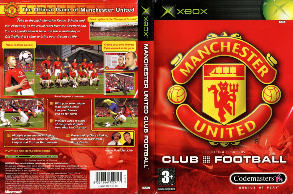 Club Football - Manchester United — box-texture (UK)