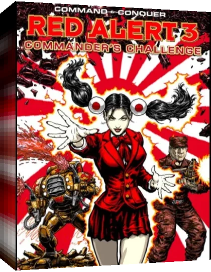 Command & Conquer - Red Alert 3 - Commander's Challenge — box-3D (US)