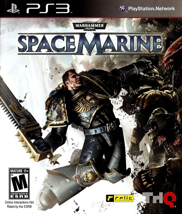 Warhammer 40,000 - Space Marine box art