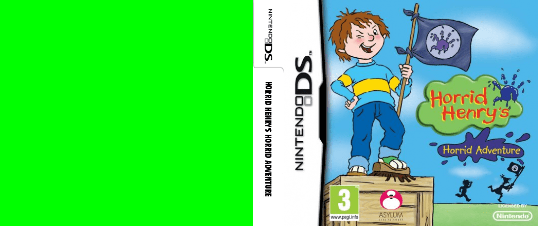 Horrid Henry's Horrid Adventure — box-texture (EU)