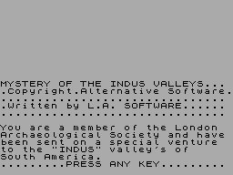 Mystery Of The Indus Valleys — sstitle (EU)