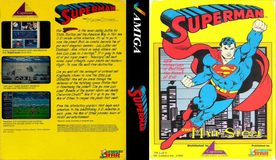 Superman - The Man of Steel — box-texture (US)