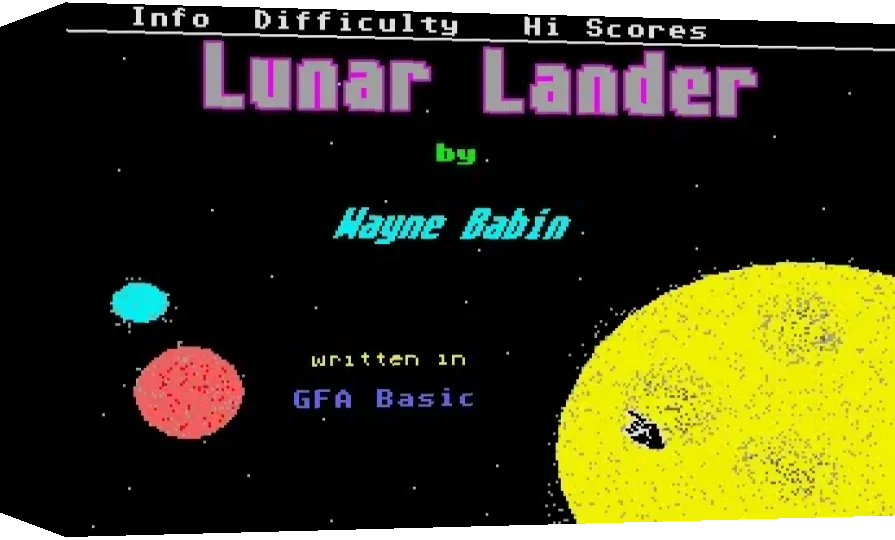 Lunar Lander — box-3D (WOR)