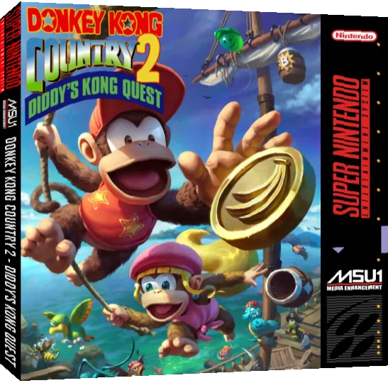 Donkey Kong Country 2 : Diddy's Kong Quest — box-3D (US)