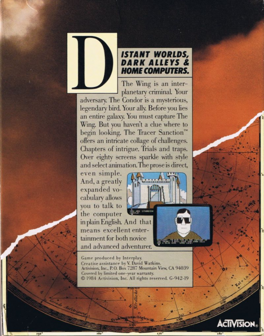 Tracer Sanction, The — box-2D-back (US)