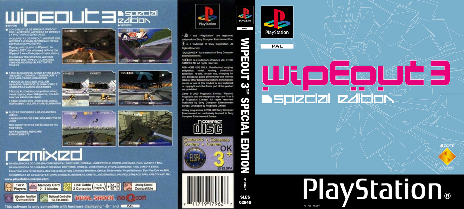 Wipeout 3 - Special Edition — box-texture (EU)