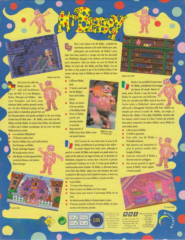 Mr. Blobby — box-2D-back (EU)