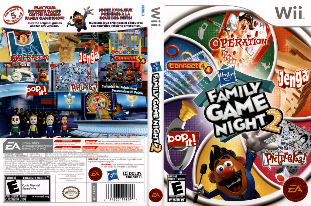 Hasbro Family Game Night Vol 2 — box-texture (US)