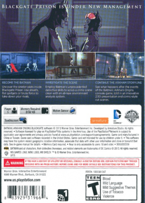 Batman Arkham Origins Blackgate — box-2D-back (US)
