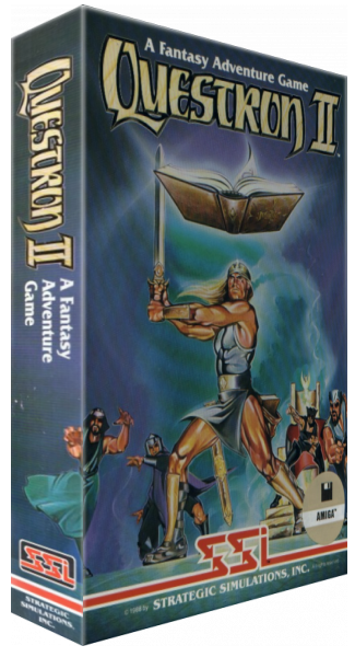 Questron II — box-3D (US)