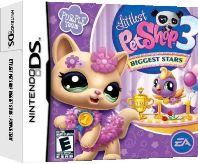 Littlest Pet Shop 3 - Biggest Stars - Purple Team — box-3D (US)
