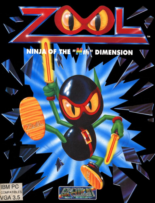 Zool - Ninja of the “Nth” Dimension box art