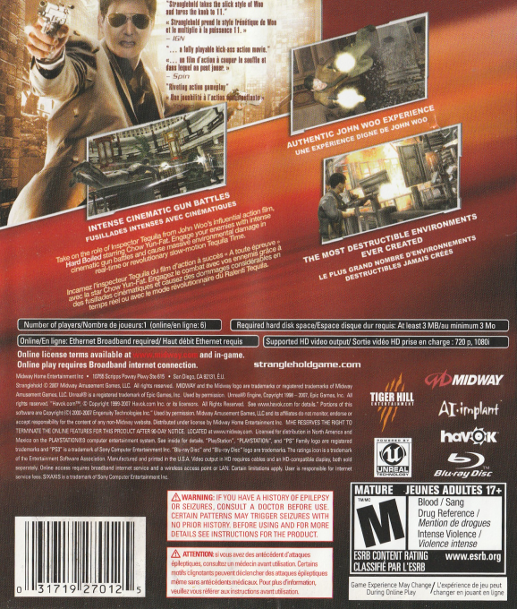 John Woo Presents Stranglehold — box-2D-back (CA)