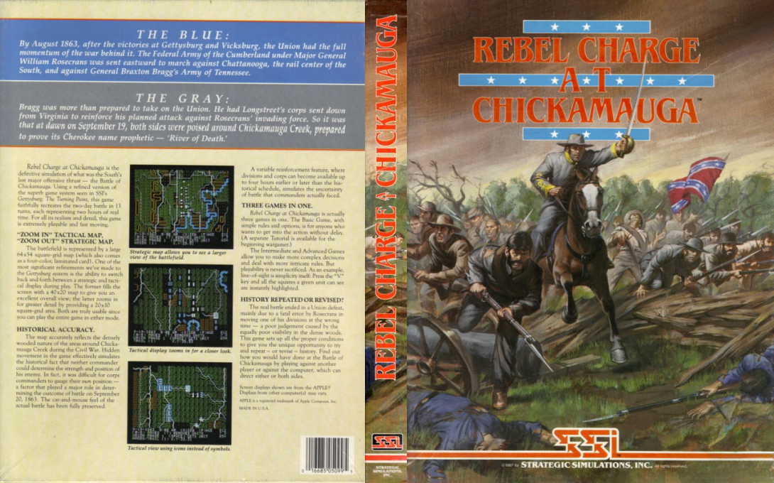 Rebel Charge At Chickamauga — box-texture (US)