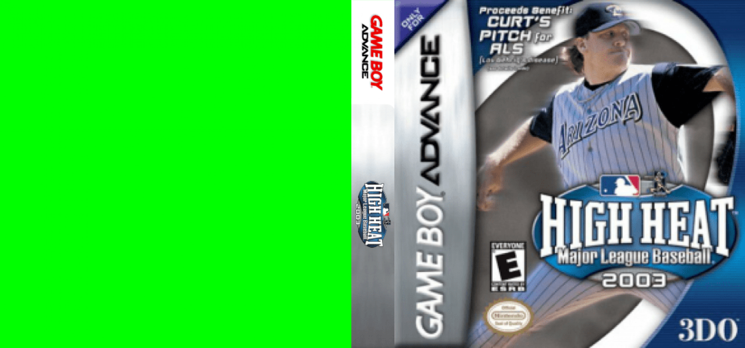 High Heat Major League Baseball 2003 — box-texture (US)