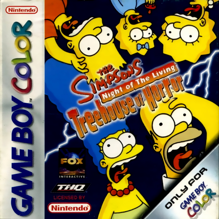 The Simpsons : Night of the Living Treehouse of Ho box art