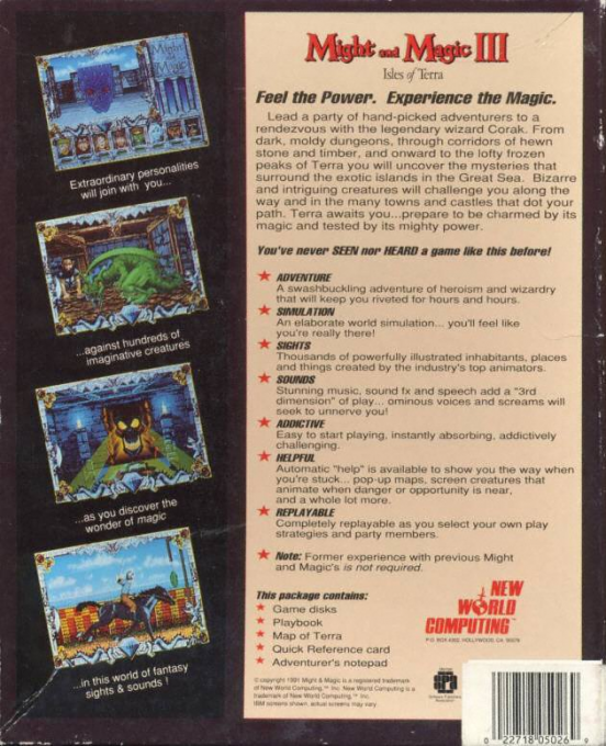 Might and Magic III - Isles of Terra — box-2D-back (EU)
