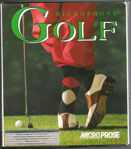Microprose Golf box art